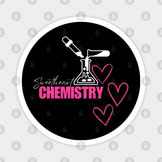 Sweetheart Chemistry Magnet by Czajnikolandia